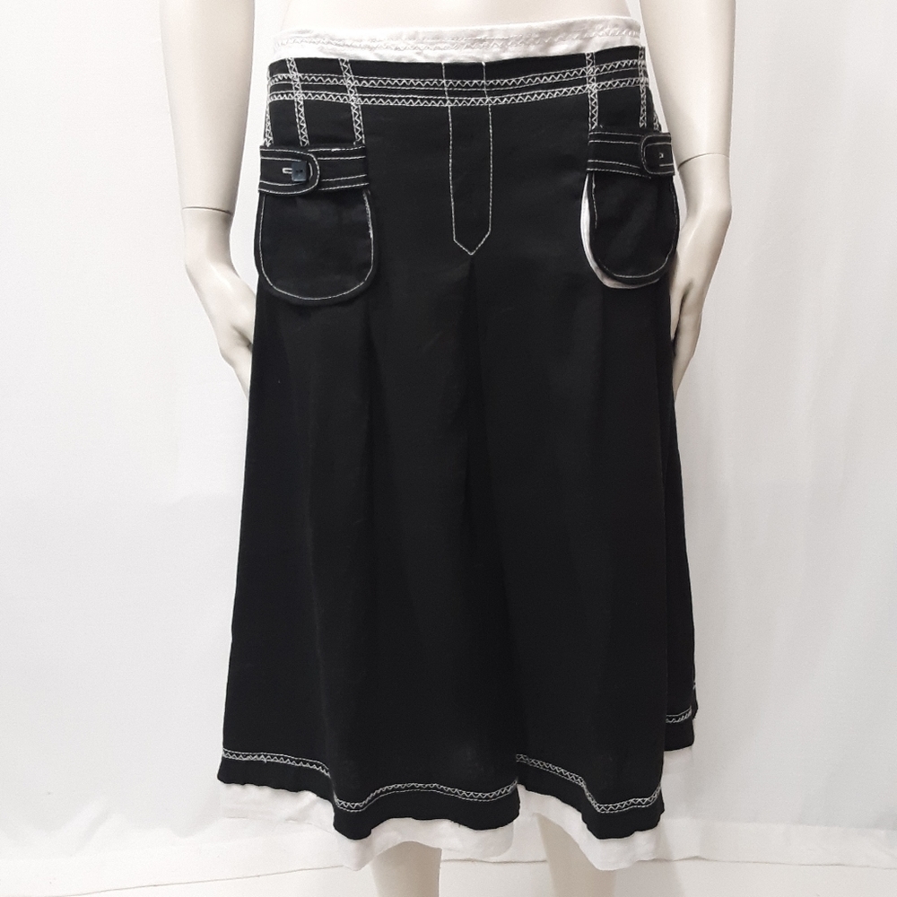 Tweeds | 100% Linen Stitches Skirt